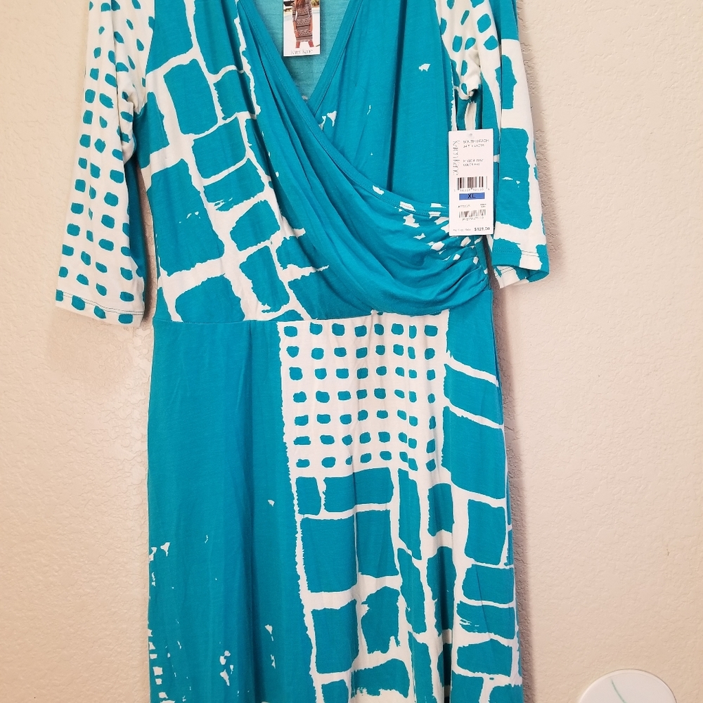Karen kane south beach 3/4 SLV Dress